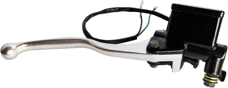 Vanlison Front Right Hand Brake Master Cylinder Compatible with Kawasaki Prairie 300 360 400 700 Bayou 300 Brute Force 650 Lakota 300 Mojave 250 KFX700 Part # 43015-1646 Black & Chrome - Image 5